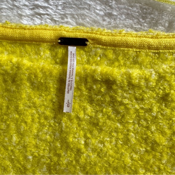 Free People Moira Sloucy Oversized Tunic in Citron Sun Size L - Picture 4 of 11